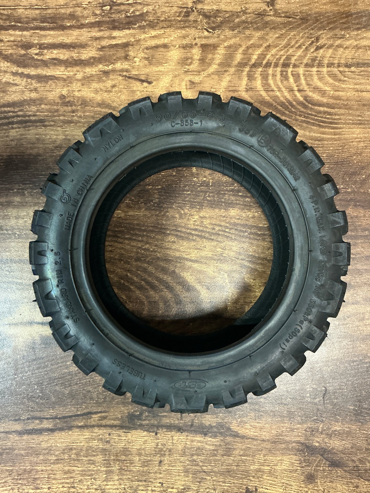 90/65 - 6.5 - 11 Inch Electric Scooter Tubeless Off-Road Tyre