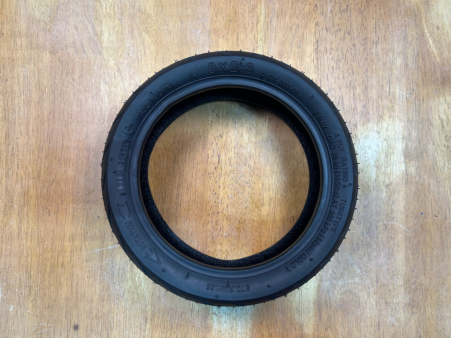 9 x 2.3 - 9 Inch Electric Scooter Tubeless Tyre