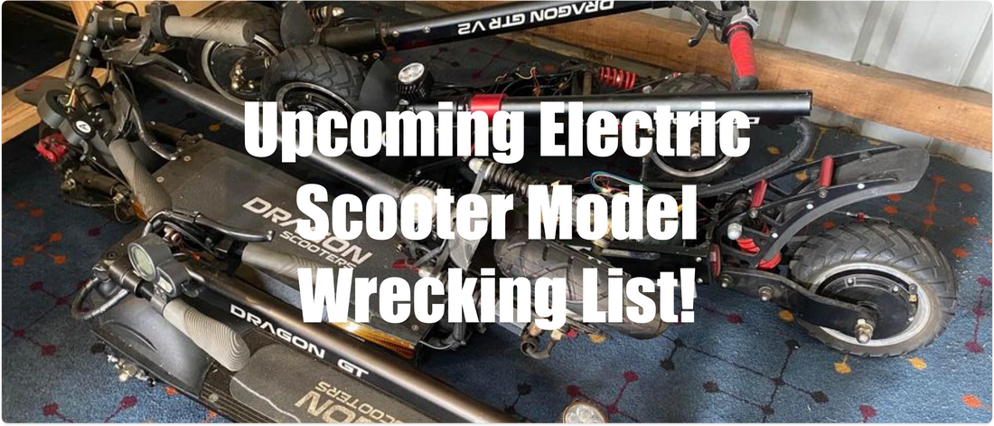 Upcoming Model Wrecking List