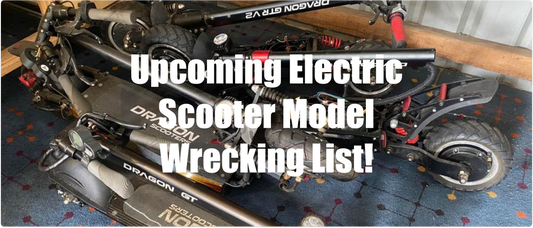 Upcoming Model Wrecking List