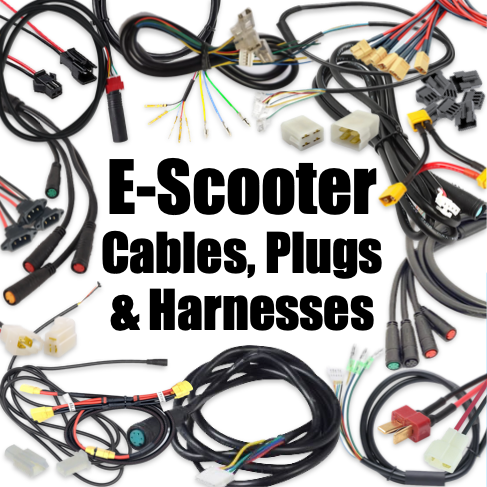 Electric Scooter Cables, Plugs and Harnesses