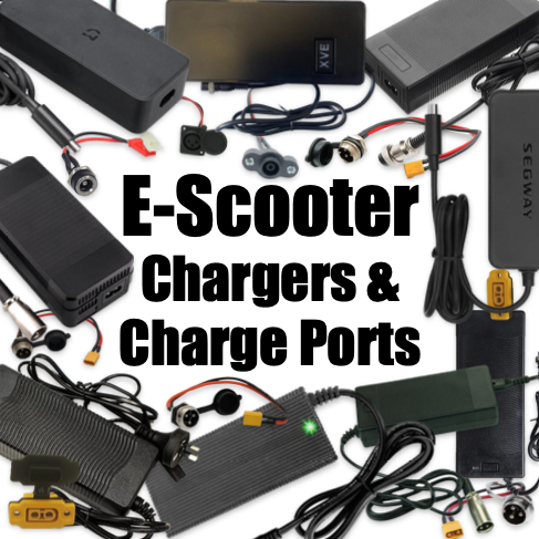 Electric Scooter Chargers and Charge Ports