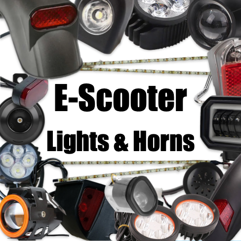 Electric Scooter Lights and Horns