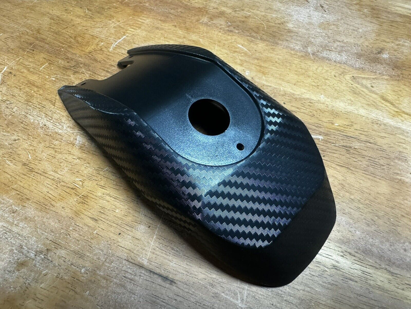 NEW Carbon Look Front Mud Guard Fender Dragon Cyclone Predator Electric Scooter