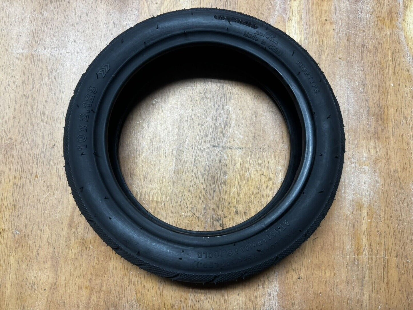 10" Tubed Tubeless Electric Scooter Tyre ROAD TREAD 10x2.125 Segway F20 F30 F40