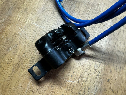 Black Zoom Brake Calliper W/ Blue Hydraulic Line Front Left From Slayer Scooter