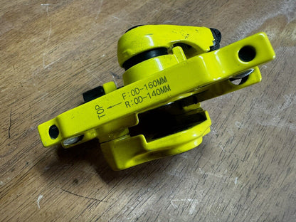 Yellow Front Right Brake Calliper Dragon Electric Scooter Raptor Carbon Oxy