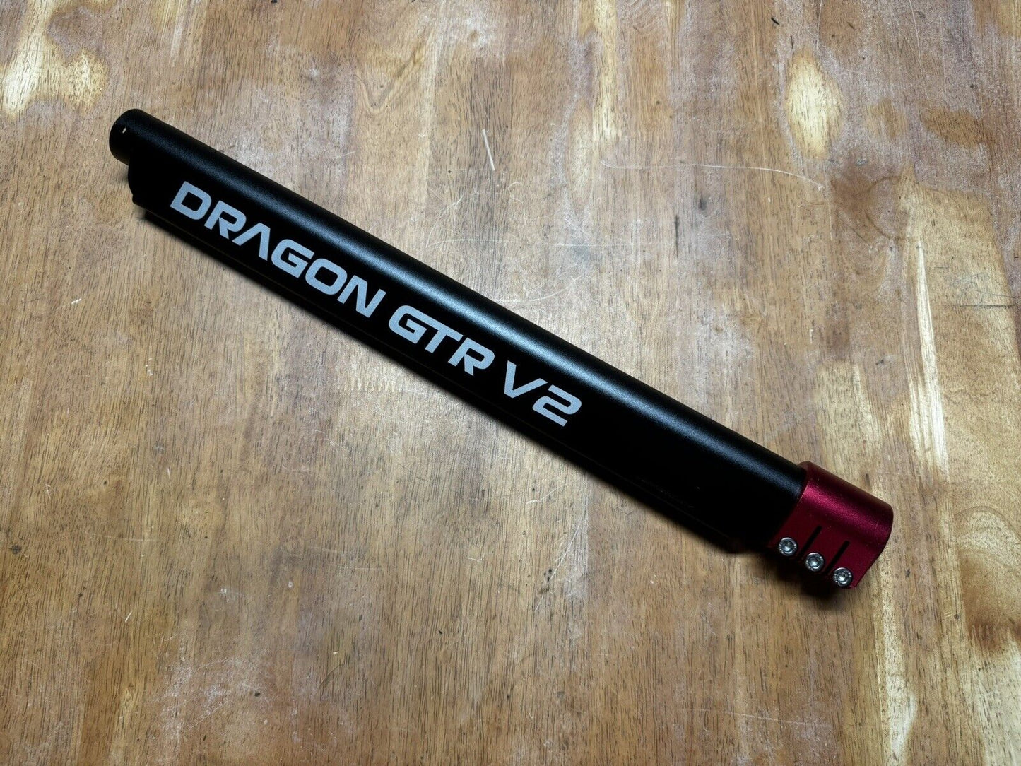 NEW HD Dragon GTR V2 Electric Scooter Main Steering Pole Stem Tube W/ Red Clamp