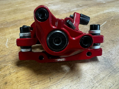 Red Front Cable Brake Calliper Dragon Electric Scooter Hunter X10 Zero 10X