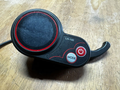 LH-100 Electric Scooter Throttle Display With 6 Pin Plug