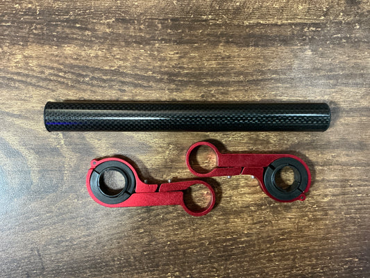 Extension Bar, 20cm Handle Bar Extender, Carbon Fiber Bar