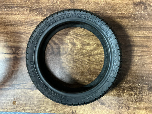 10.5x2.75 Segpower Cross Season Tubeless Road Electric Scooter Tyre goo lined