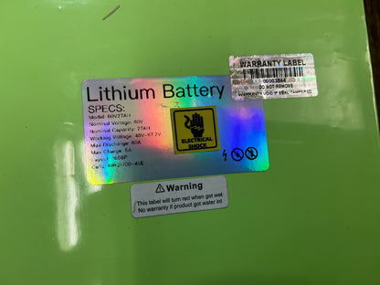 DRAGON PREDATOR BATTERY 60V27AH