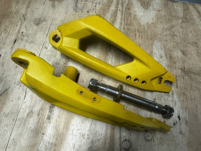 Original Vsett 10 Electric Scooter Front Or Rear Swing Arm Set Yellow