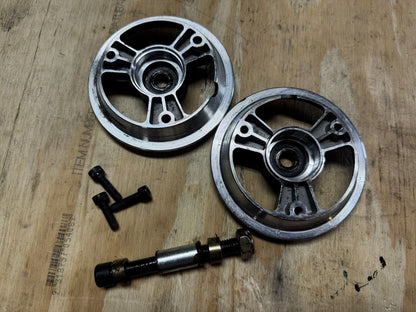 Dragon GT Electric Scooter Front Split Rim Wheel Complete With Bearings And Axel