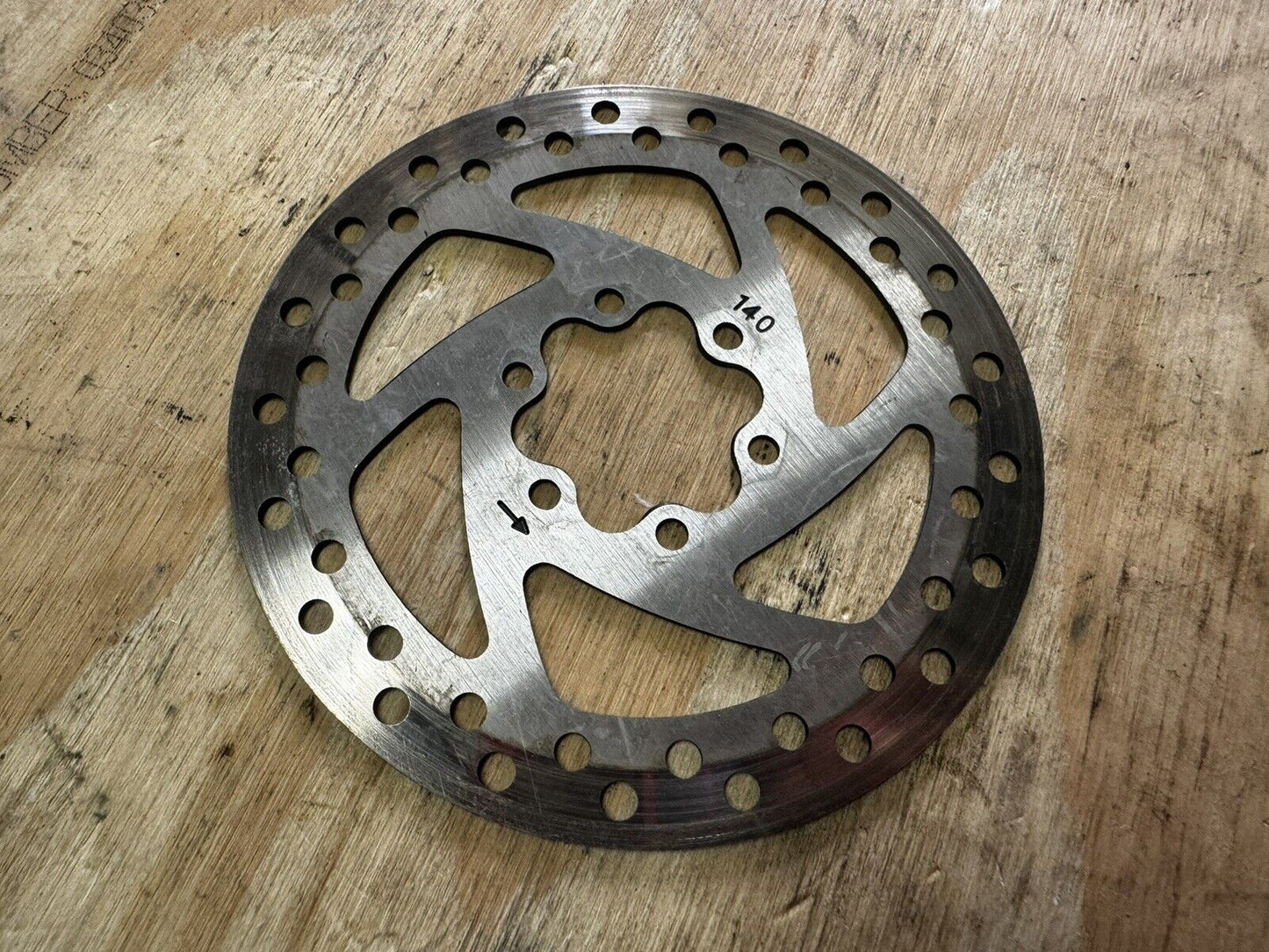 Original Dragon Electric Scooter 140mm 6 Hole Brake Disc Rotor Used